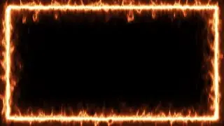 Fire Border Black Screen, Fire Border Effects Video Background, Fire Green Screen Effects, Template