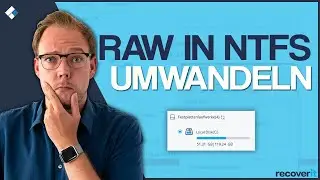 RAW in NTFS umwandeln und Daten retten - so geht's