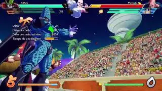 Cell Goku SSJ Vegeta 0 bar corner TOD (+3 bar positive)