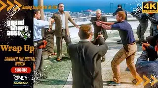 GTA 5 - Mission Gameplay #44- The Wrap Up [Gold Medal Guide - 4K 60fps]