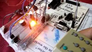 Infrared Communication   with PIC 18f2550 Microcontroller using TSOP38236 & LG Remote ( Practical)