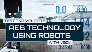 VBOX Provides Accurate #rtk Positioning and Precise Robot Control for AEB Testing