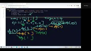 Leetcode 377. Combination Sum IV. Dynamic Programming. Python