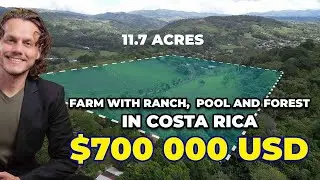Beautiful farm with small cottage, Pool and forest in Pérez Zeledón - Property in Costa Rica