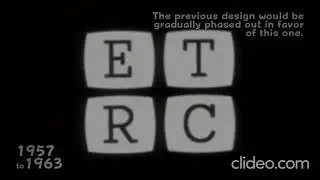 Educational Television and Radio Center (ETRC) 5th Logo (Jan. 1 to Dec. 31, 1957)