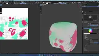 Blender Рисование текстур на Low Poly и на High Poly модели