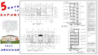 How to export from Archicad. 5 ways you should know.