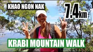 7.4km KRABI Mountain Hike in Khao Ngon Nak Drone Footage