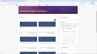 Brightspace Calendar Tool / Widget