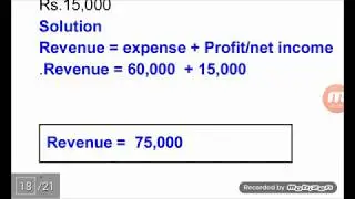XI Accounting Class 11 How To Find Expense &  Revenue In Accounting Equation