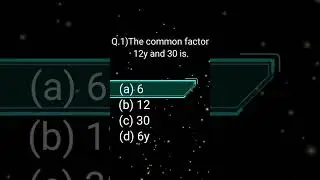 class| 8th math chapter 14| Factorization.. mcq questions.