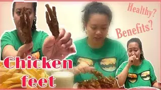 Adobo Chicken Feet Mukbang| Benefits of Eating Chicken Feet| #Chickenfeet