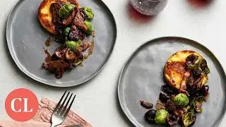 Crispy Polenta Cakes With Mushroom-Cherry Ragout | Our Favorite Recipes | Cooking Light