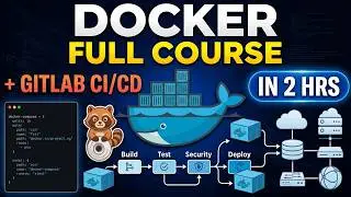 Docker Full Course with Gitlab CI CD | Learn Docker in 2 hrs