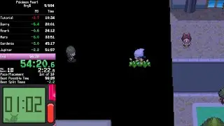 Pokémon Pearl Any% Speedrun in 56:29 (Current World Record)