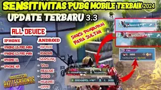 SENSITIVITAS PUBG MOBILE TERBAIK 2024❗SENSI AKURASI BUAT SEMUA USER ANDROID UPDATE 3.3 ( NO RECOIL )