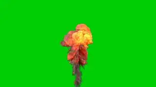 green screen fire blost || green screen effect for chromakey