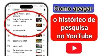 Como excluir o histórico de pesquisa no aplicativo do YouTube [nova atualização do YouTube | |