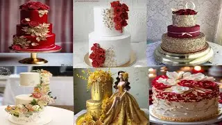 Elegant Wedding Cake Designs| 3 Tire Gorgeous Wedding cake | Modern Wedding & Engagement Cake Ideas