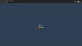 Loading Animation with HTML and CSS