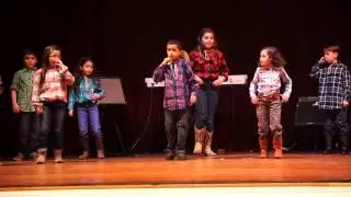 criancas dancando country