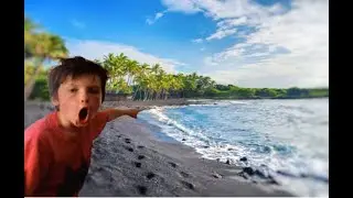 I Went to a Black Sand Beach