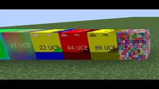 2048 All Tiles 1-1024 in Minecraft