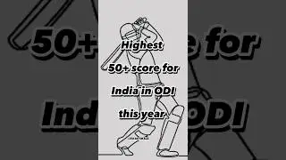 Highest 50+ score for India in ODI this year #shorts #viral #short #cricket #asiacup2023 #ytshorts