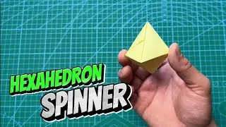 Make a SPINNING Origami Hexahedron in Just 2 Minutes