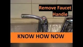 How to Remove a Faucet Handle