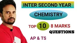 INTER SECOND YEAR CHEMISTRY TOP 10 ESSAY QUESTIONS