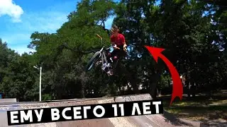 Insane bmx tricks at the age of 12 (11 month od riding)! Bmx motivation to progress and learn new