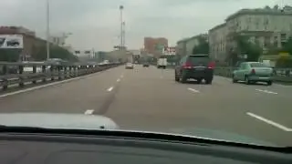 Vidmo / Жесть  "Субару" на высокой скорости влетел в пробку на Ленинградском проспекте (27.05.13.)