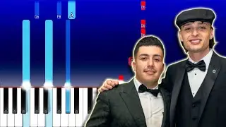 Eslabo Armado, Peso Pluma - Ella Baila Sola (Piano Tutorial)