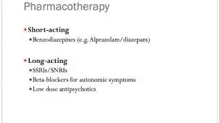 Psychiatry - anxiety