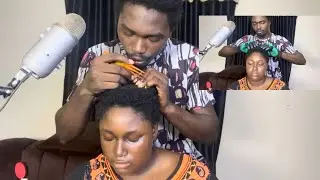 ASMR ~ Scalp check, scalp scratching, nitpicking, brushing, scalp massage | All Tools | No Talking 