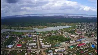Вид на Новичиху с высоты 170 метров