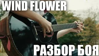 Разбор Вступления Wind Flower - Jin san Kim. Fingerstyle Tutorial