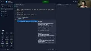 Factorial Project in Python using loops