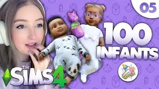 Everyone is Aging Up! - 100 Infants Challenge [05] | The Sims 4