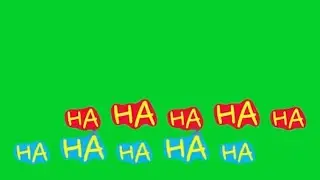 `Haha  laugh2 chroma  key green screen animation effect