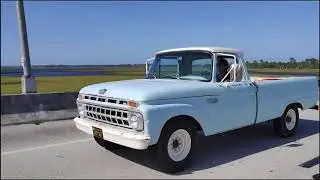 Experience exploring the coast in a 1965 Ford F250 - Former Cali Farm Truck