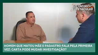 Exclusivo! Gottino entrevista o homem que matou a mãe e o padrasto em um bar | Domingo Espetacular