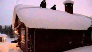 Snölavin tak