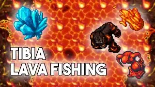 [PL] Tibia | Too Hot to Handle Quest | Lava Fishing