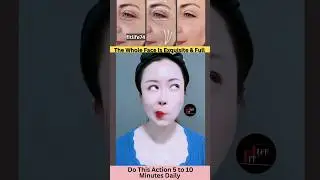 The Whole Face Is Exquisite & Full #yoga #facialyoga #facelift #korean #wrinkles #antiaging #shorts