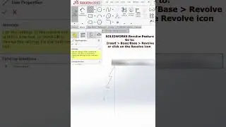 SOLIDWORKS Revolve Feature, 