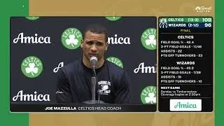 Celtics coach Joe Mazzulla says he got a tech to manipulate the environment and cause chaos