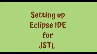JSTL Tutorials #2 - How to setup eclipse IDE for JSTL for first time.