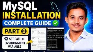 MySQL Part 2 | Set Environment Variable Path + Run MySQL in CMD 🔥